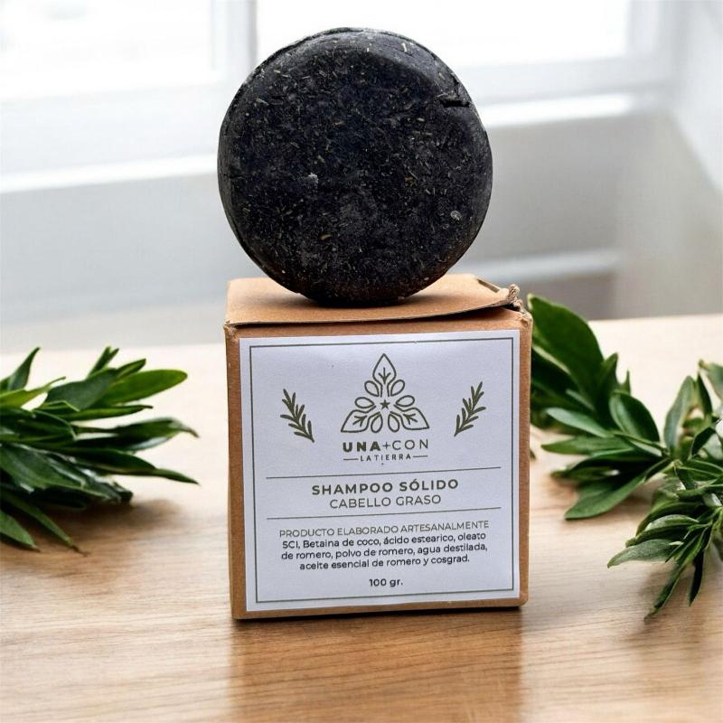 Shampoo Sólido cabello graso y control caida 75 gr