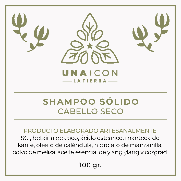 Imagen ilustrativa de Shampoo sólido cabello dañado y seco 75 gr